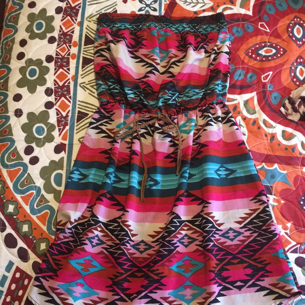 Adorable Aztec print spring/summer dress